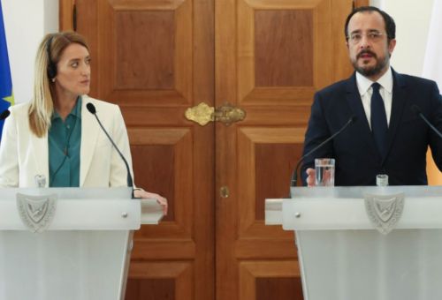 Συνάντηση Μέτσολα-Χριστοδουλίδη: «Το κυπριακό πρόβλημα είναι και ευρωπαϊκό»